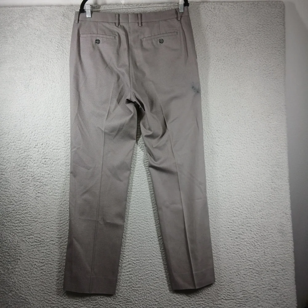 Banana Republic Tailored Slim Fit‎ Non-Iron Chino Dress Pants 33x34 Brown